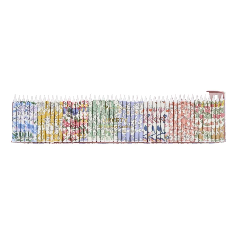 Kerzen Meri Meri x Liberty Mini Candles - 50er Set