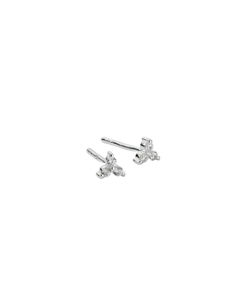 Ohrstecker Celestia Triple Stone - silber