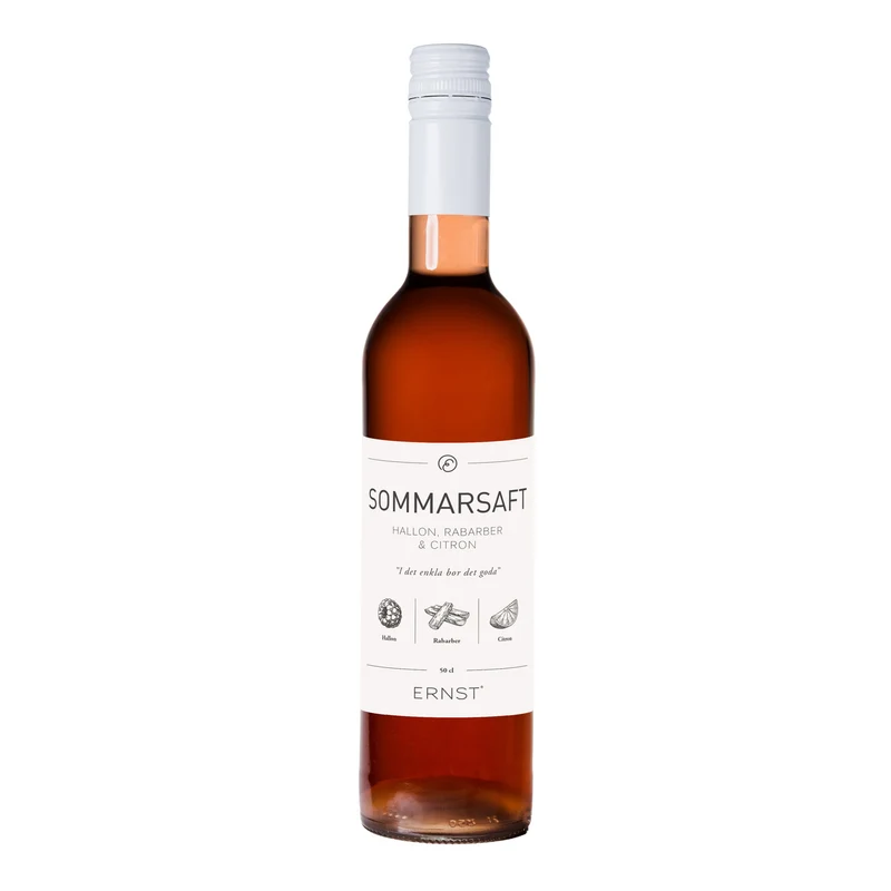 Sommersaft Konzentrat - Himbeere, Rhabarber & Zitrone