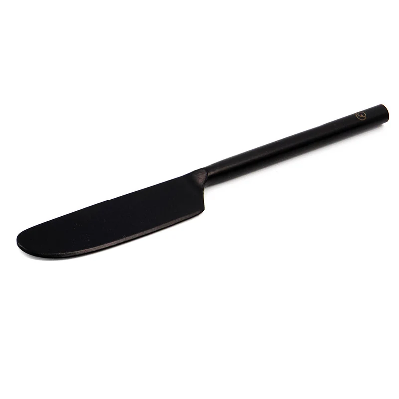 Buttermesser aus Metall - schwarz