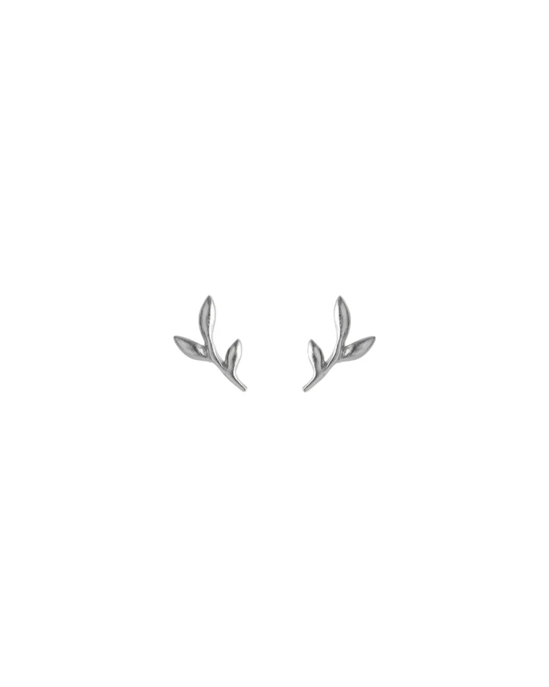 Ohrstecker Crisp - silber