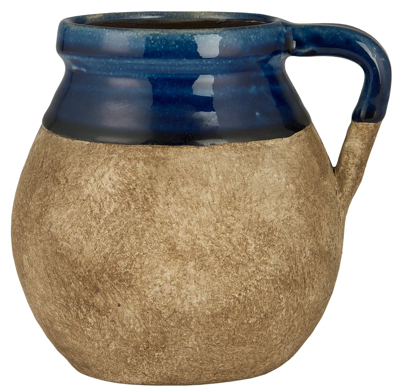 Vintage Krug blau