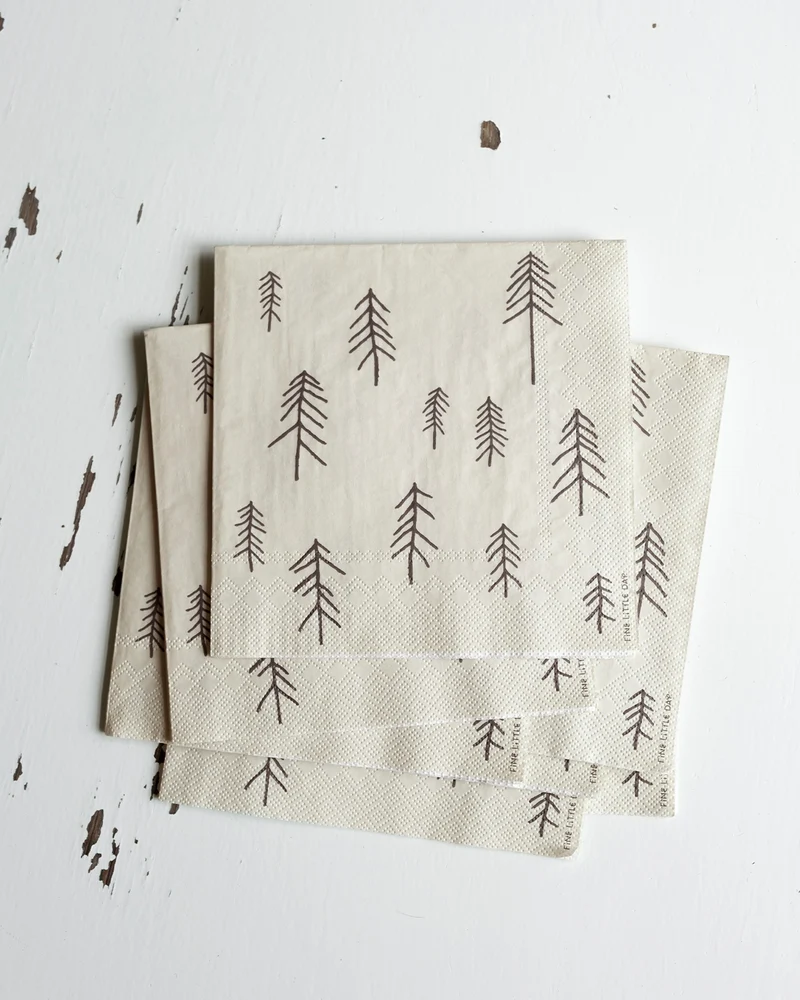 Papierservietten Tall - sand 25 Stk.