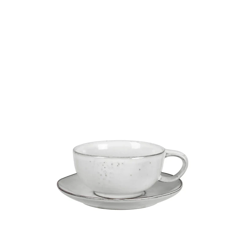 Kaffeetasse mit Untersetzer Nordic Sand