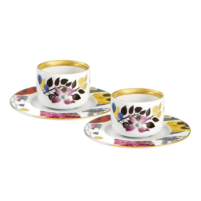 Vista Alegre Primavera set 2 cups & saucers