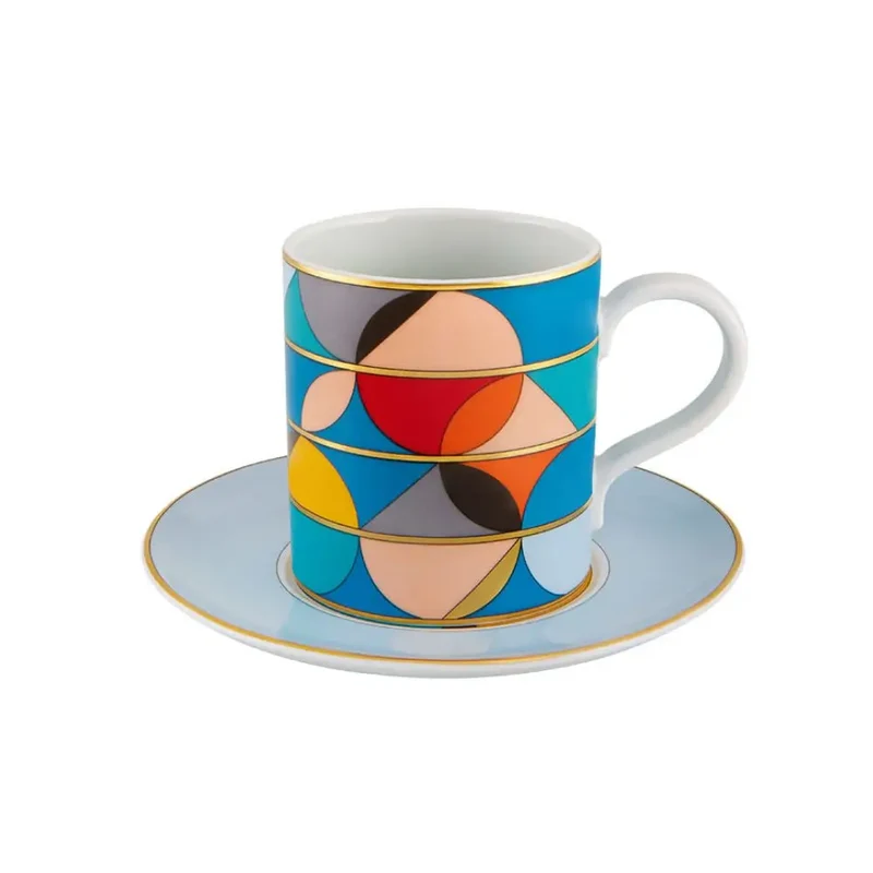 Vista Alegre Futurismo tea cup with saucer