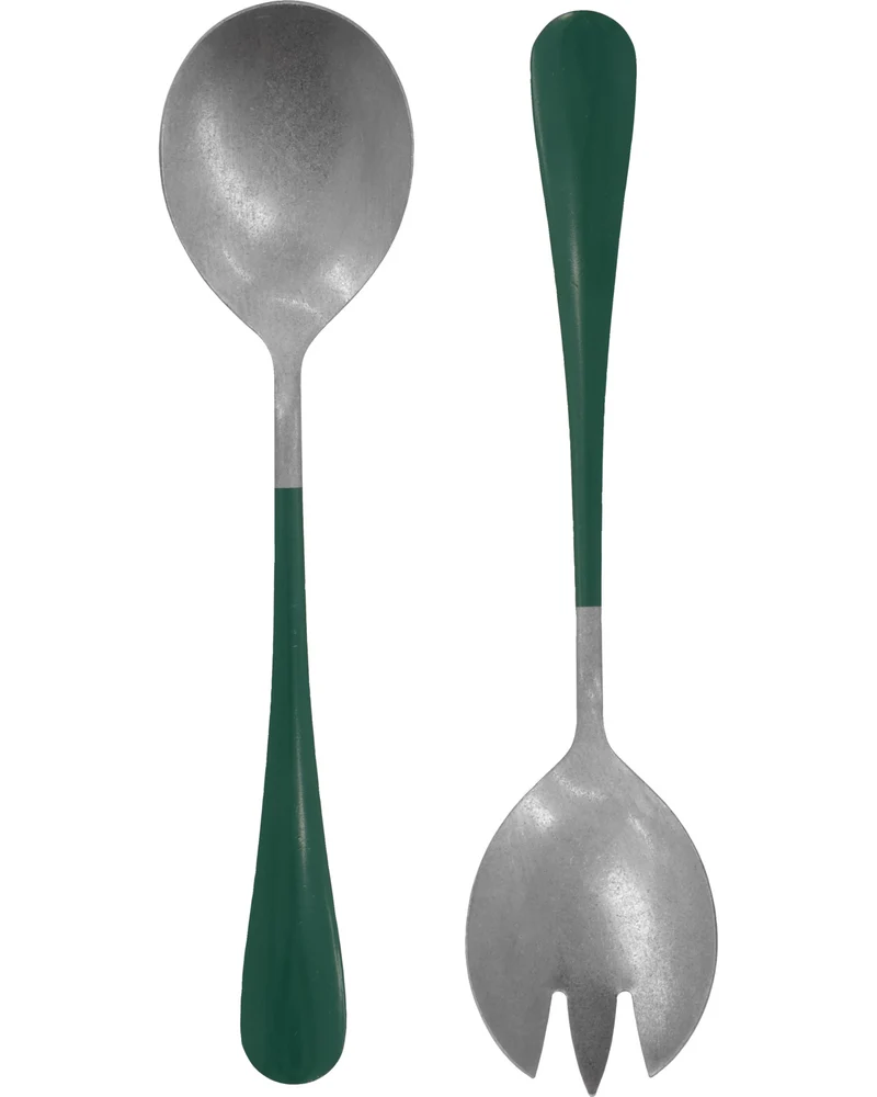 Salatbesteck Serv - Grün