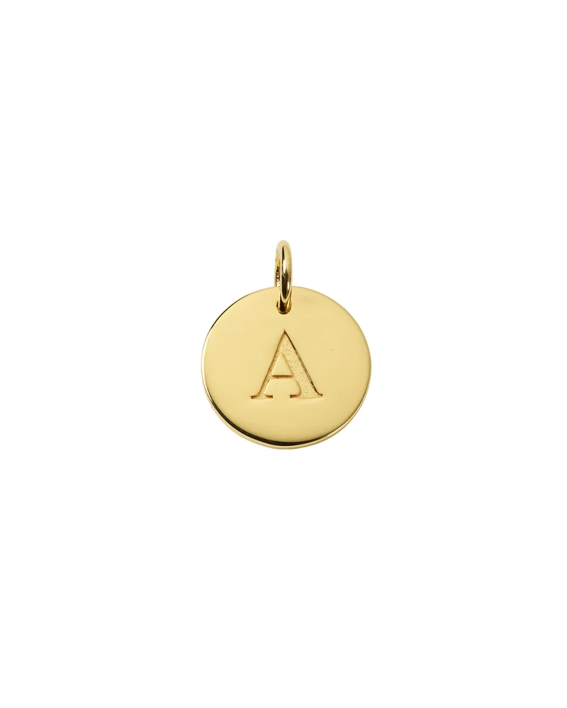 Anhänger Buchstabe (groß) - gold