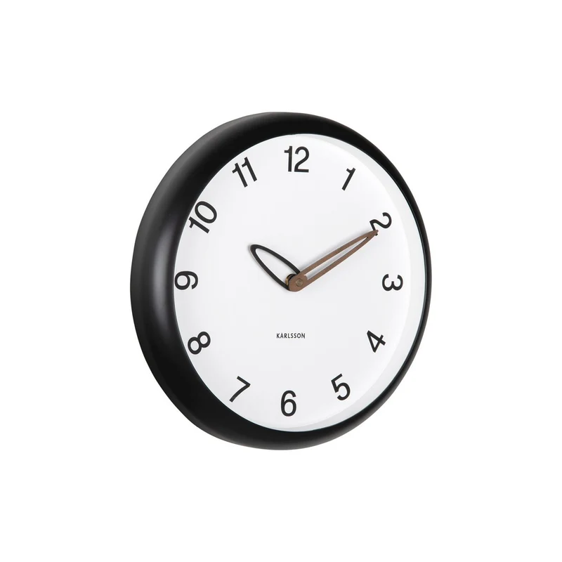 Wanduhr Bella - Schwarz