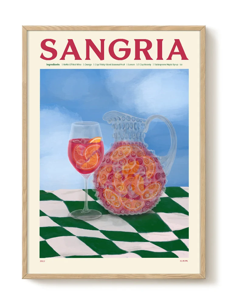 Druck - Sangria
