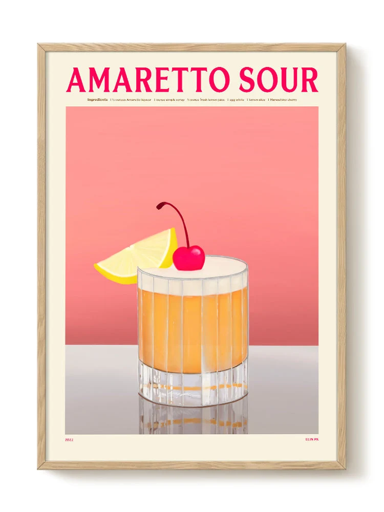 Druck - Amaretto Sour - 50x70