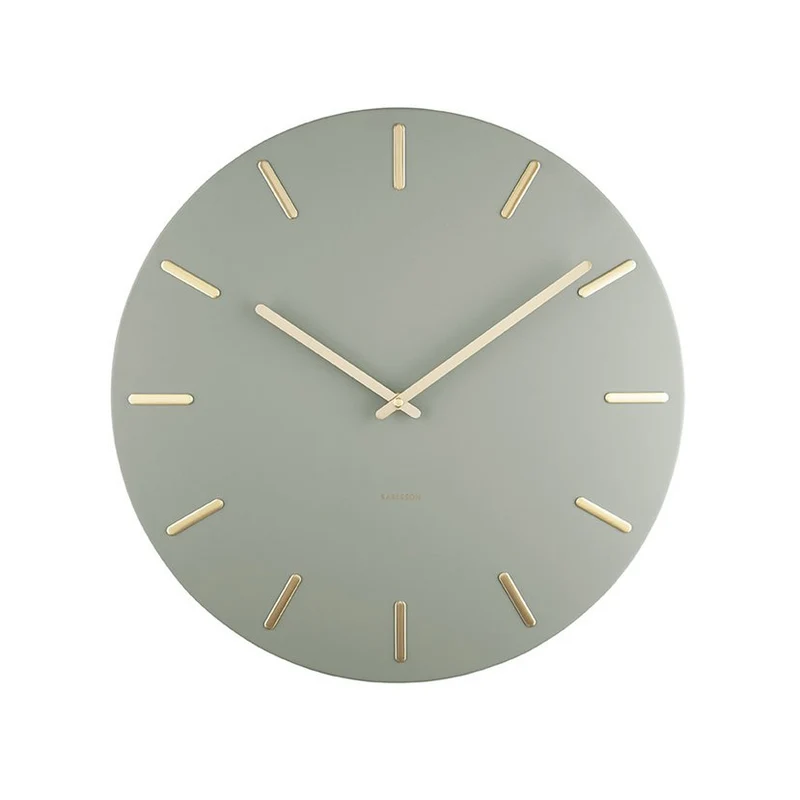 Wanduhr Charme - Grün