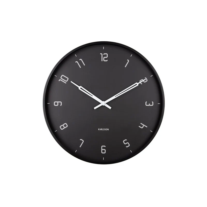 Wanduhr Stark - schwarz