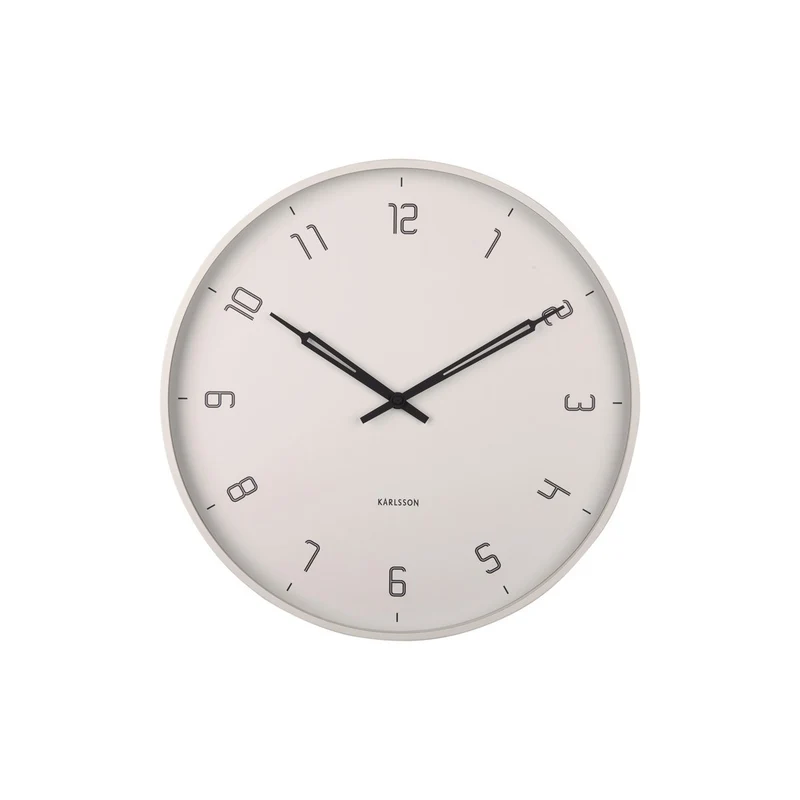 Wanduhr Stark - grau