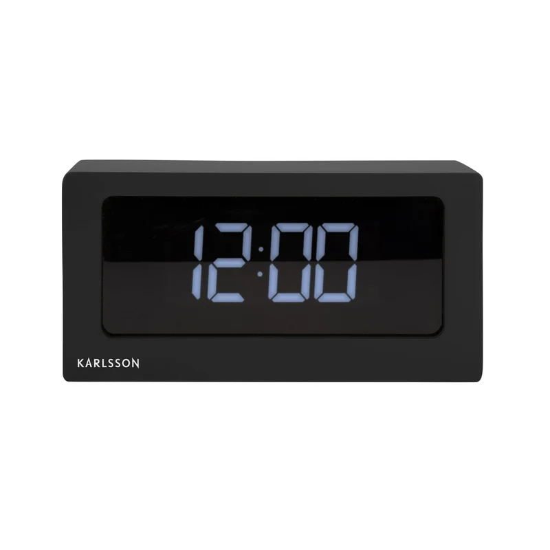 LED Wecker Box - Schwarz