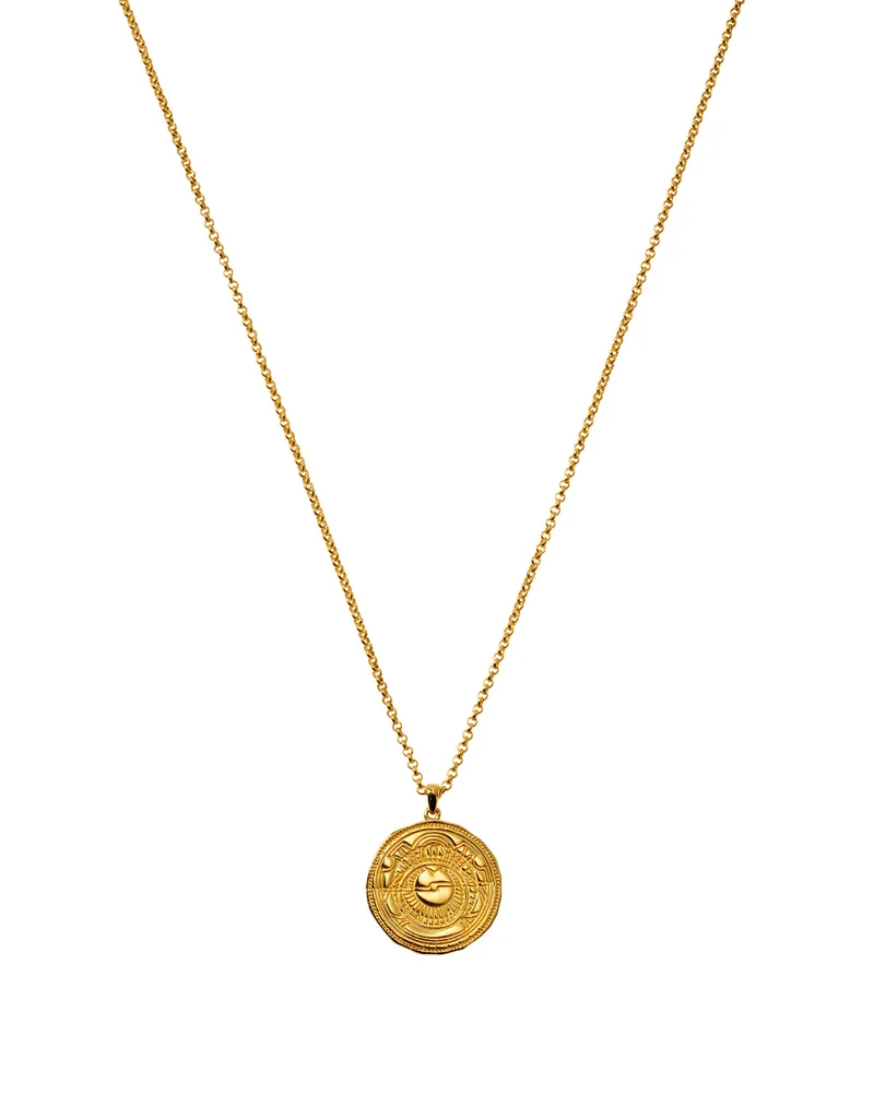 Halskette Lucky Coin Navigate - gold