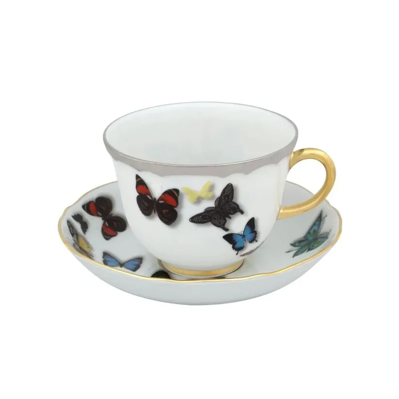 Vista Alegre Butterfly Parade tea cup & saucer