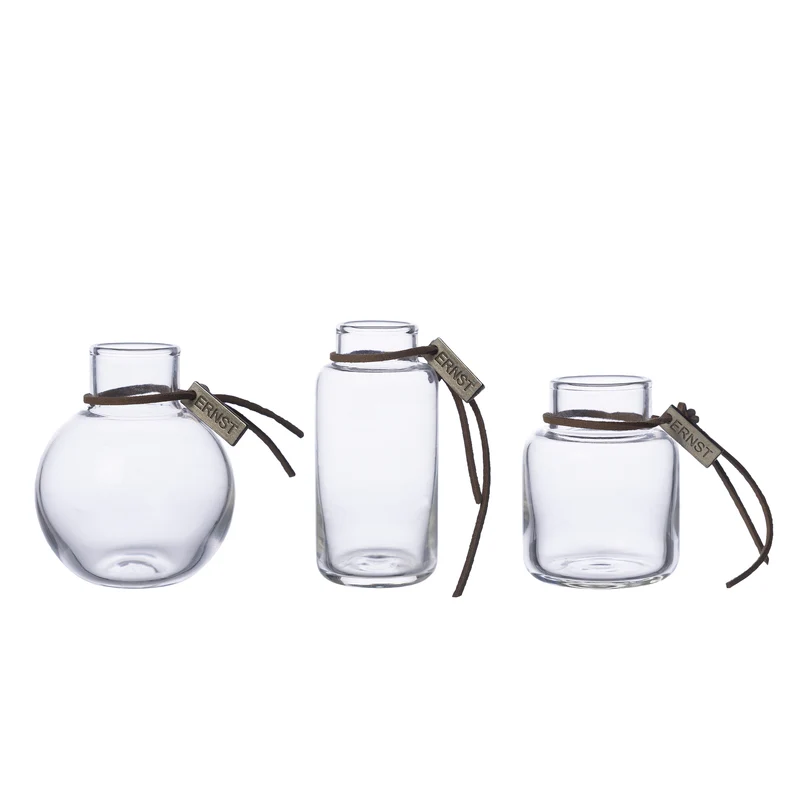 Mini Glasvasen - 3er Set