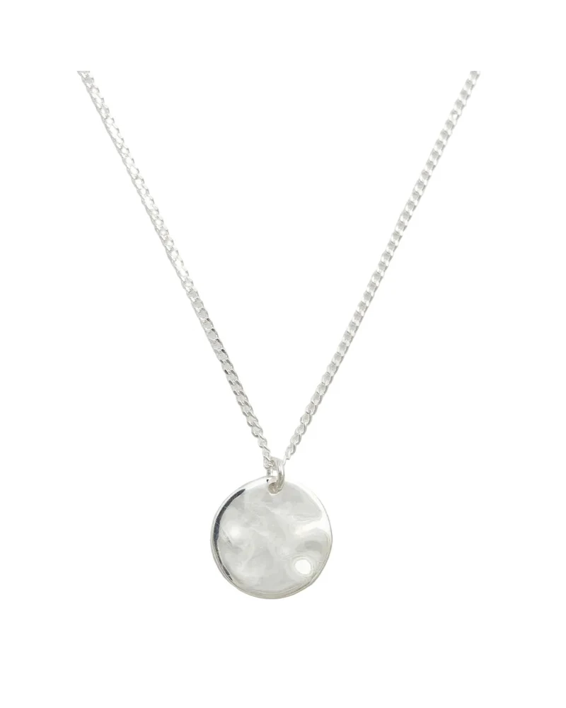 Halskette Minimalistica Hammered - silber