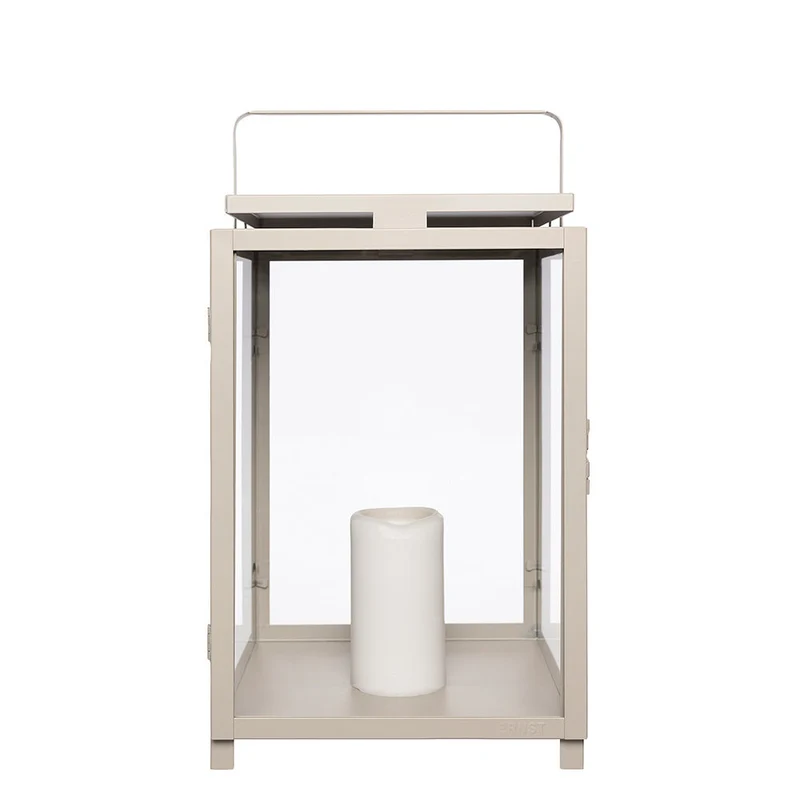 Laterne - beige 47 cm