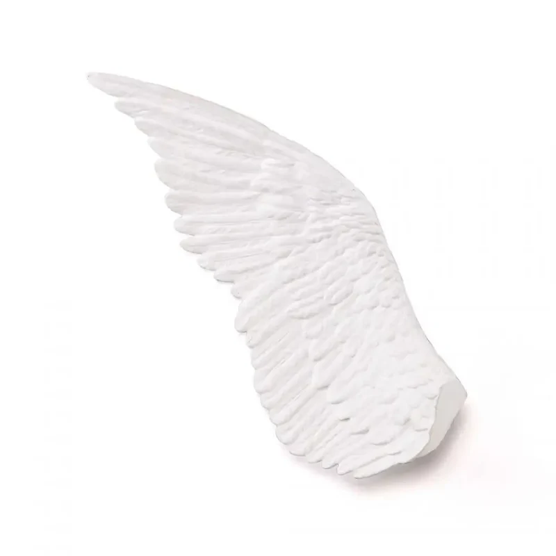 Seletti Memorabilia Museum angel's wing with porcelain decoration
