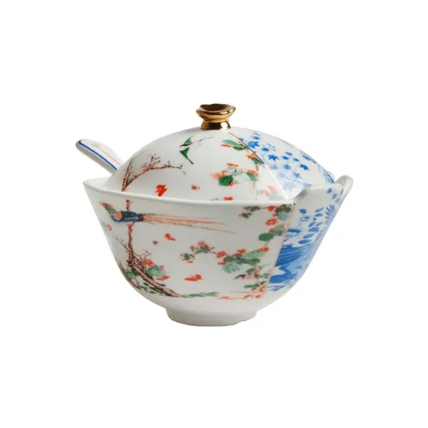 Seletti Hybrid porcelain sugar bowl Maurilia