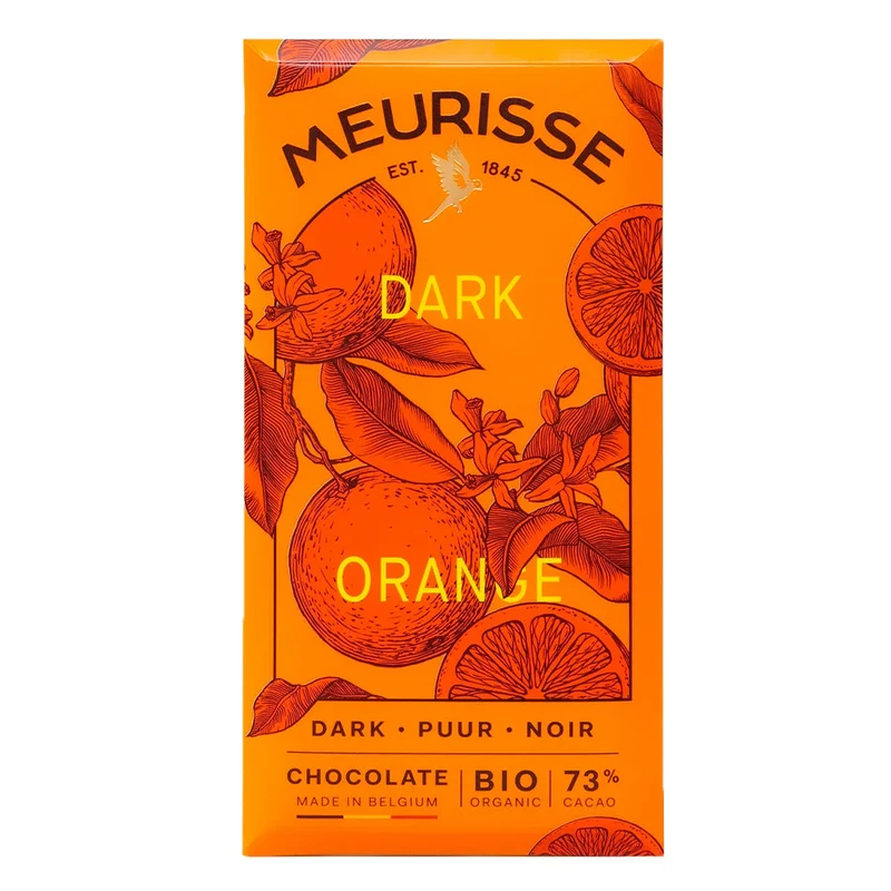 Dunkle Schokolade mit Orange - 100 g