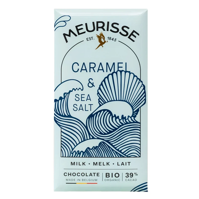 Vollmilchschokolade mit Karamell & Meersalz - 100 g