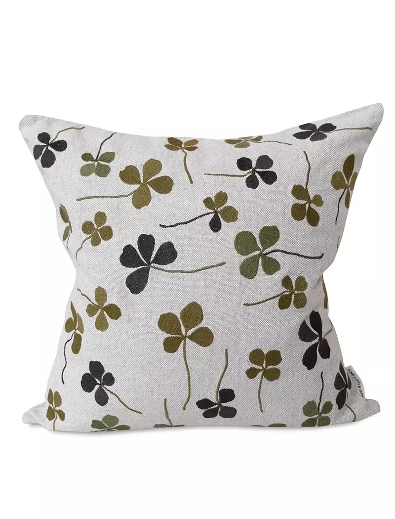 Kissenhülle Clover / Kleeblatt - grün