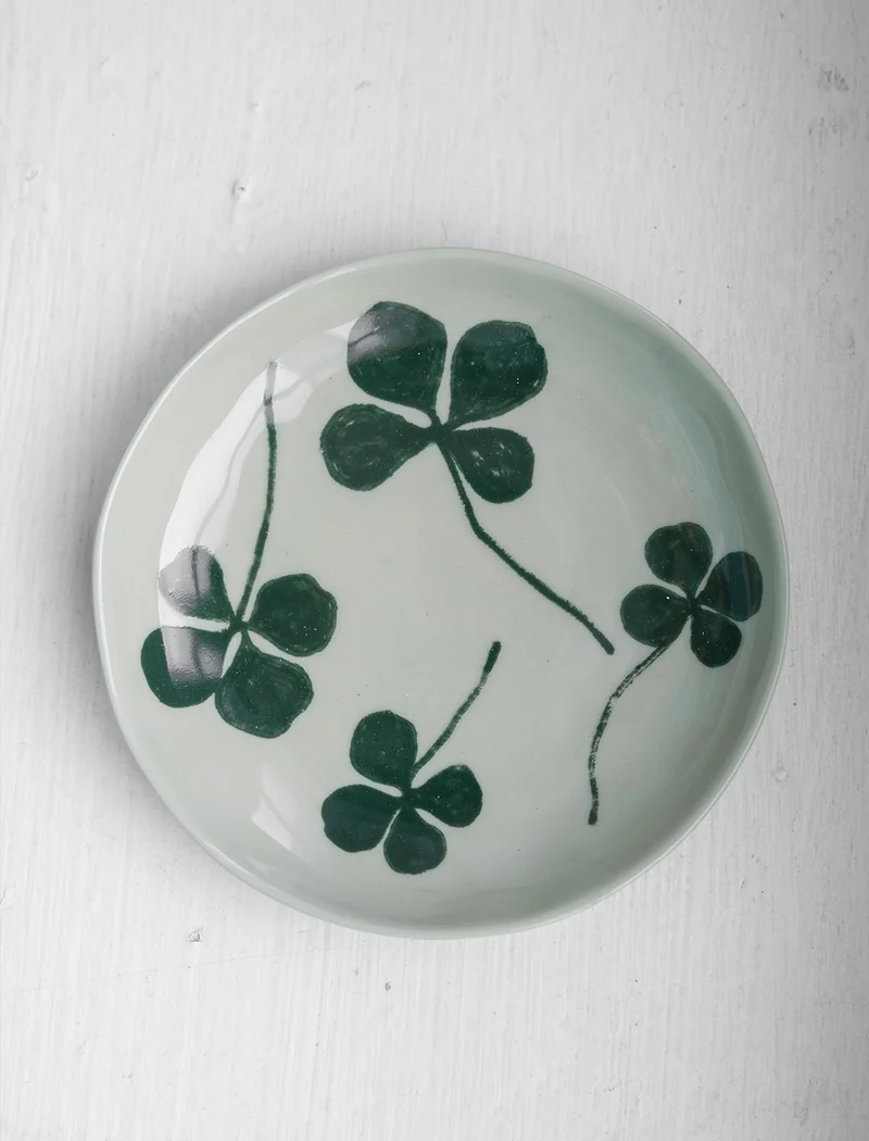Untertasse Clover / Kleeblatt