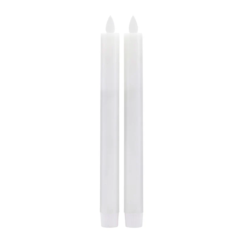 LED Stabkerzen lang - 2er Set