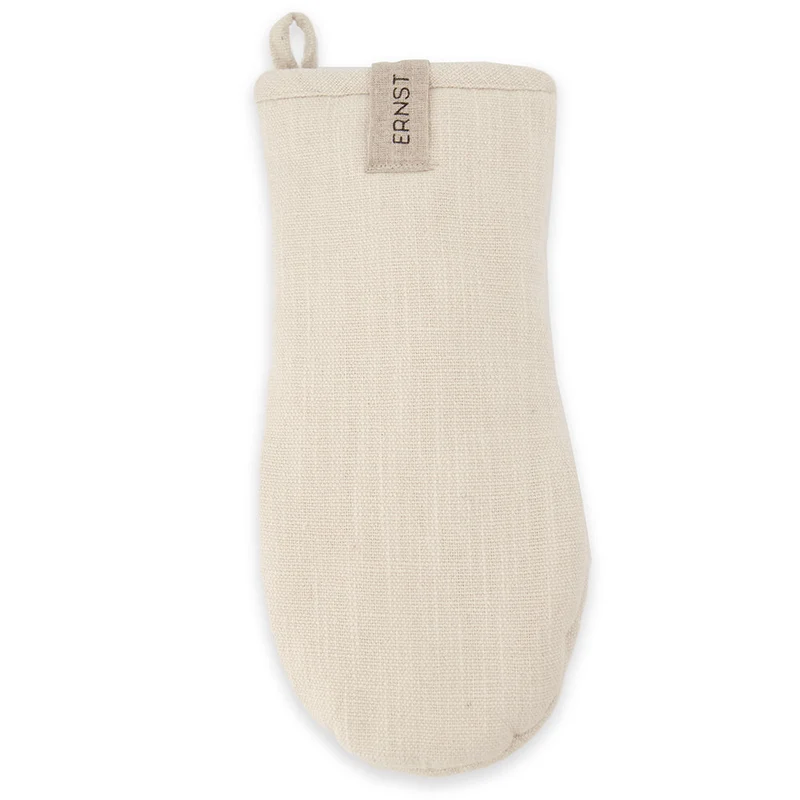 Ofenhandschuh aus Baumwolle - natur