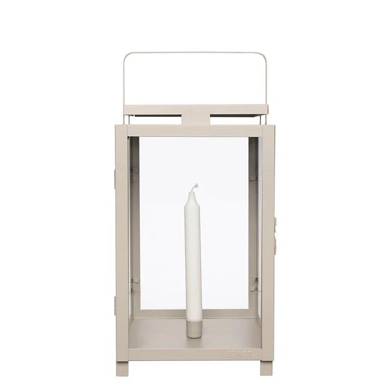 Laterne - beige 42 cm