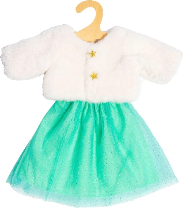 Puppen-Plüschjacke "Yuki" mit Tüllrock, Gr. 35-45 cm