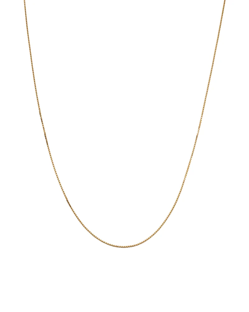 Halskette Medium Box-Chain - gold