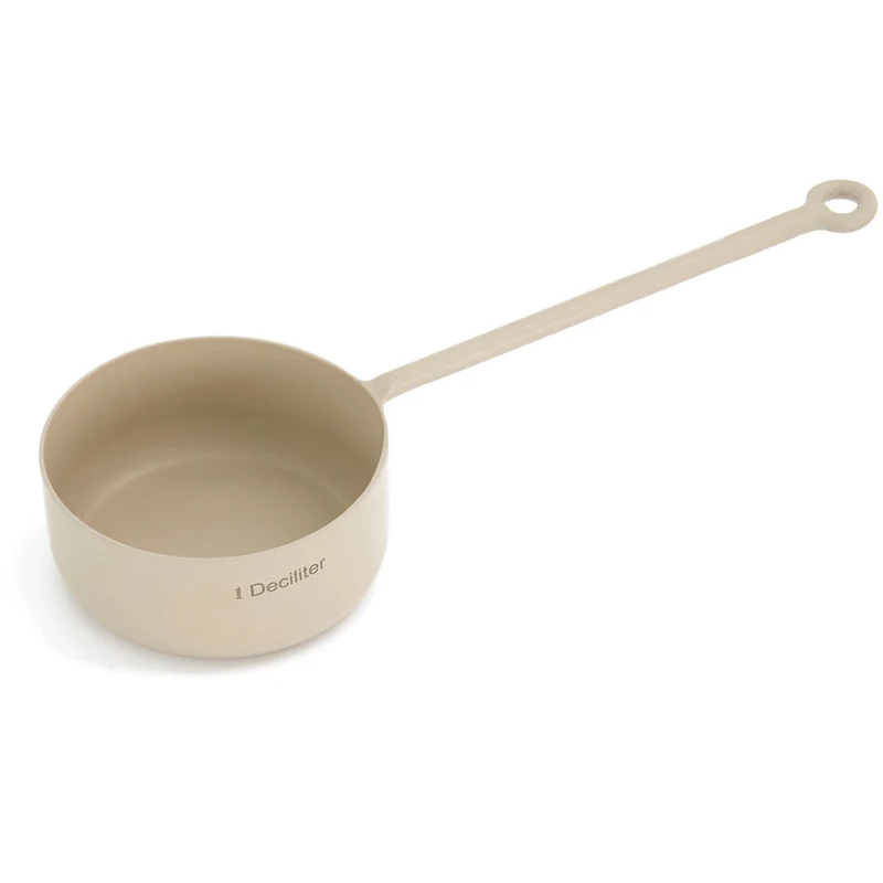 Messlöffel aus Metall - beige