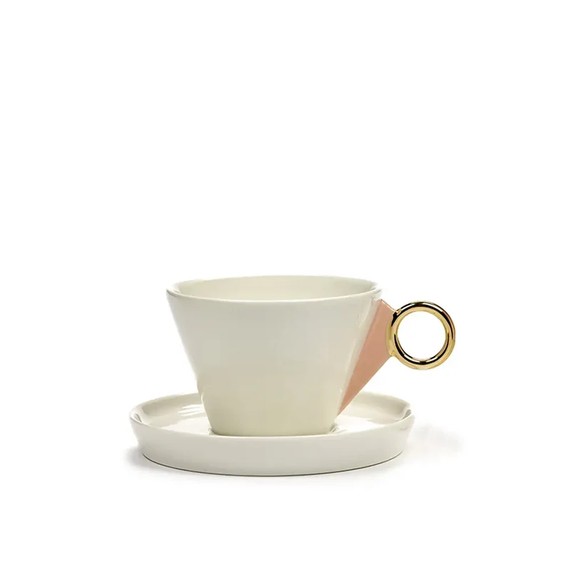 Serax Desirée cup tea with saucer