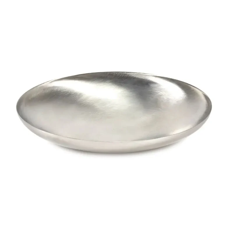 Serax Table Accessories bowl brushed steel diam. 22.5 cm. - 8.85 in.