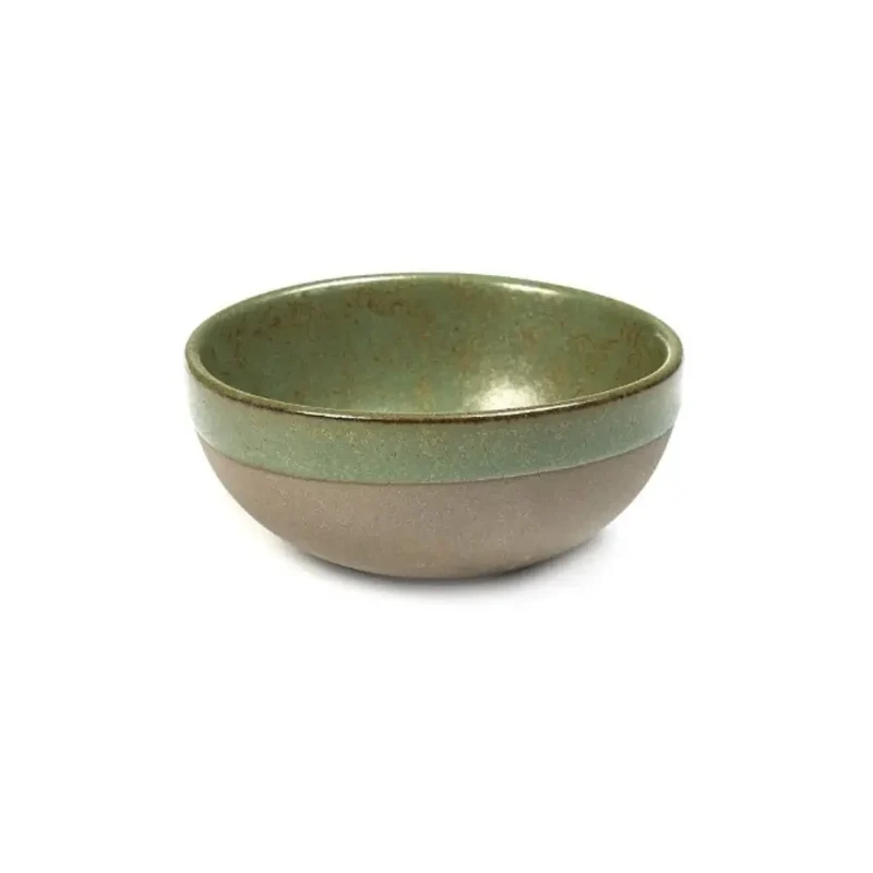 Serax Surface round bowl camo green