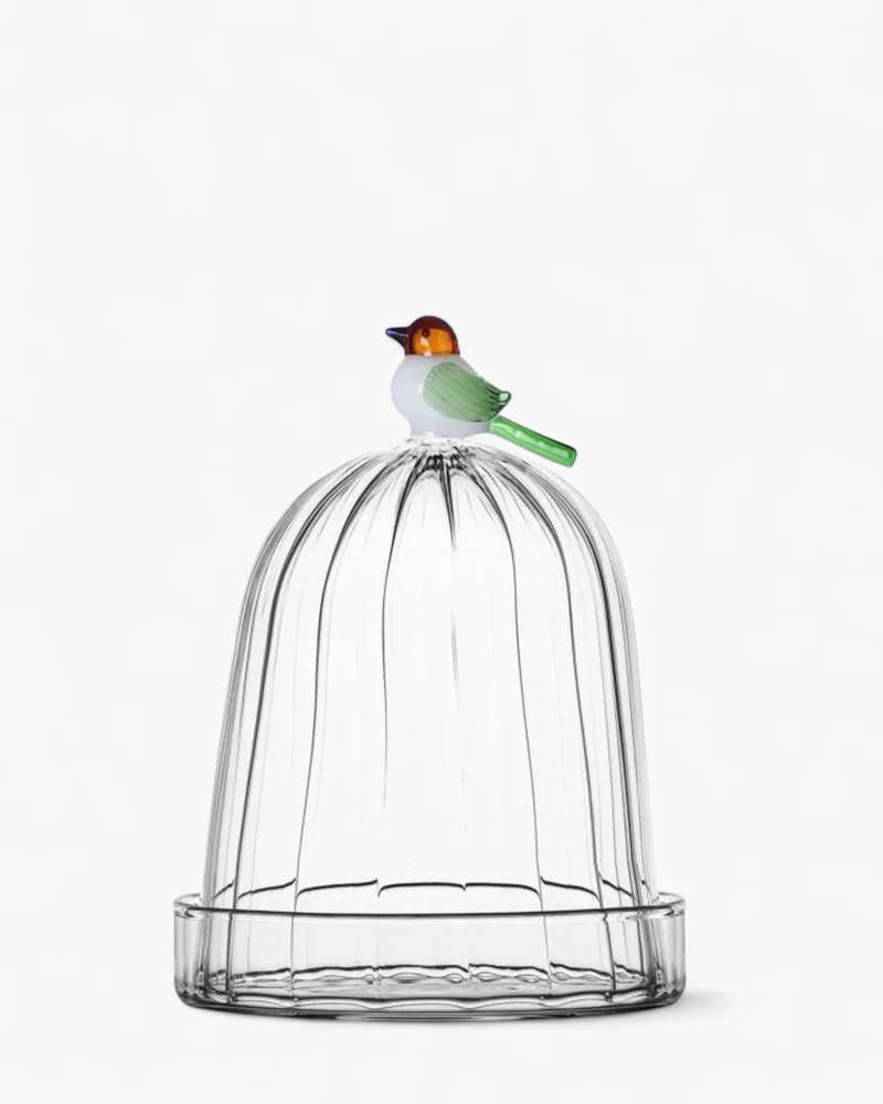 Ichendorf Animal Farm optic dome with dish bird