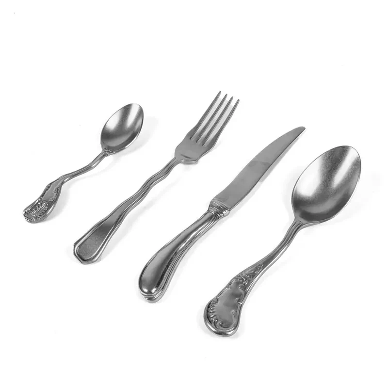 Diesel with Seletti Classics on Acid cutlery set 4 pieces steel