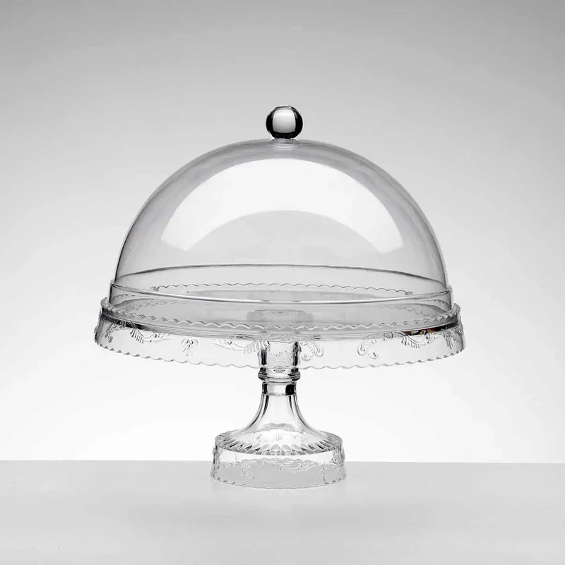Mario Luca Giusti cakestand transparent diam. 26 cm. - 10.24 in.