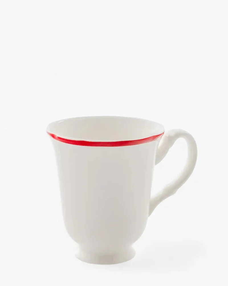 Bitossi Petalo mug with scalloped rim