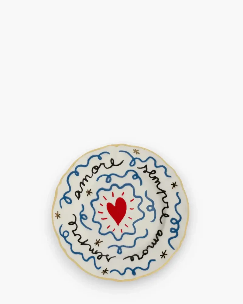 Bitossi Il Frutto della Passione small plate diam. 16.5 cm. - 6.5 in.