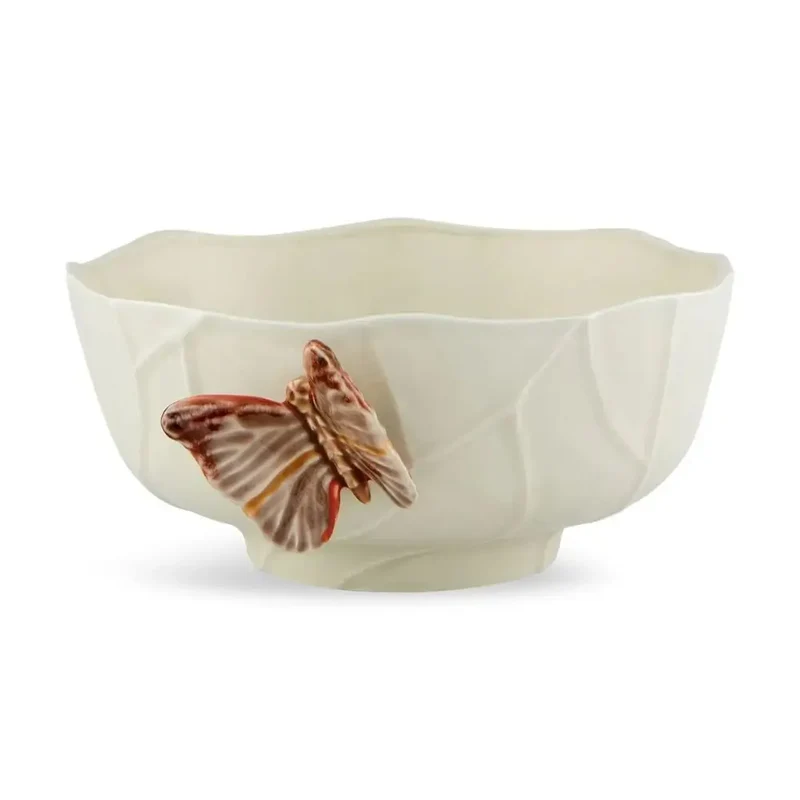 Bordallo Pinheiro Cloudy Butterflies salad bowl