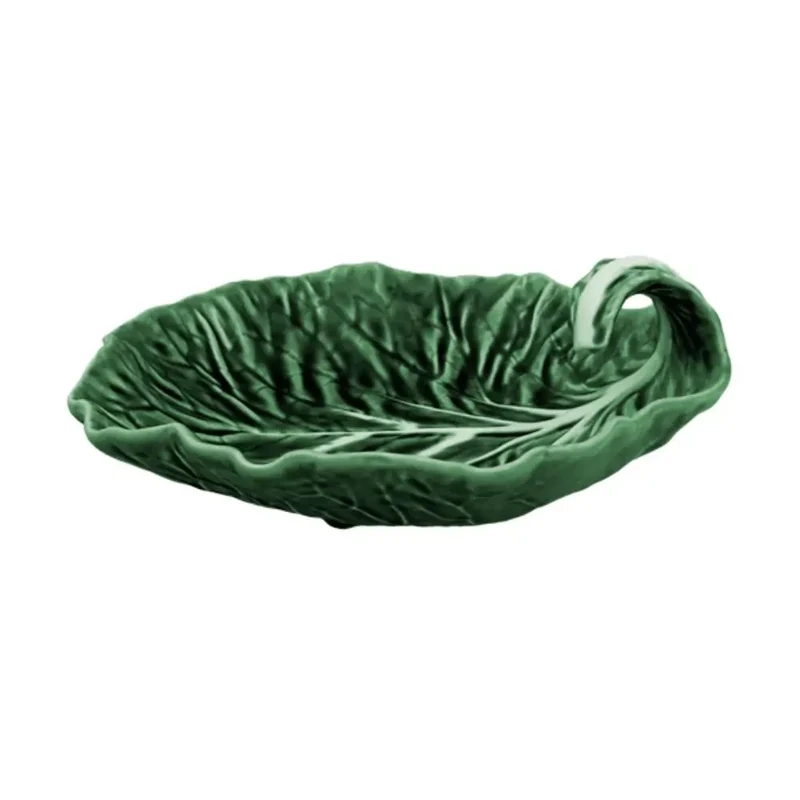 Bordallo Pinheiro Cabbage Leaf with Curvature bowl
