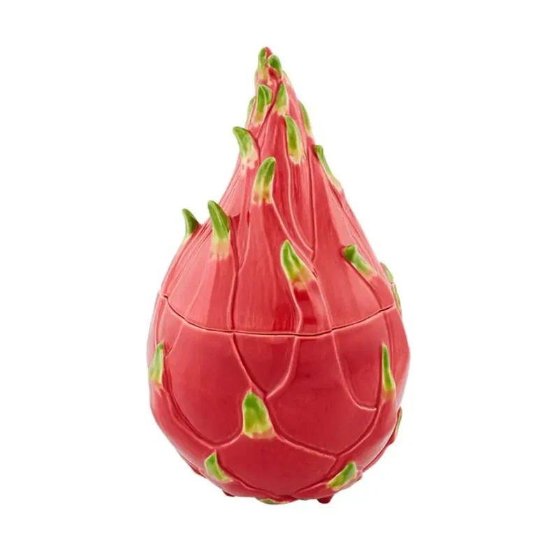 Bordallo Pinheiro Tropical Fruits box Pitaya h. 35.6 cm. - 14.01 in.
