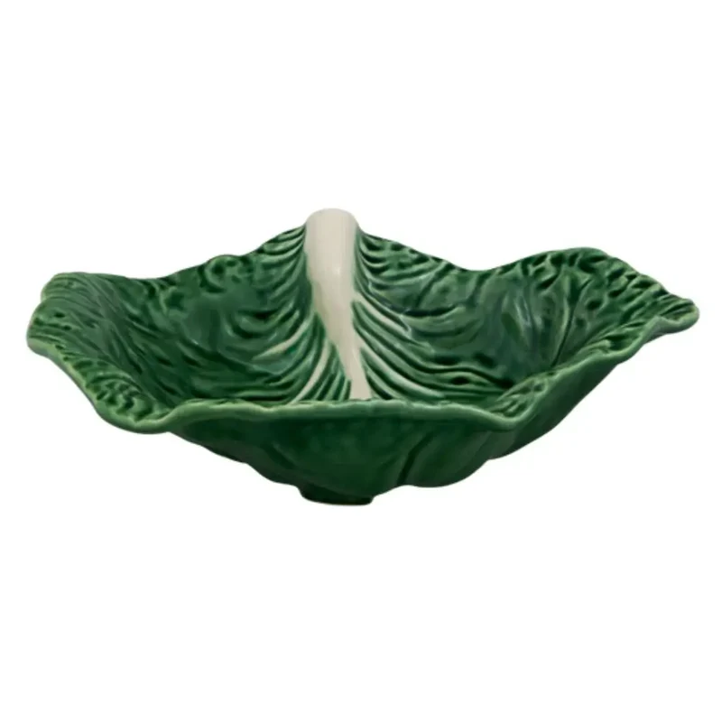 Bordallo Pinheiro Cabbage Leaf Crooked bowl 35 cm. - 13.77 in.