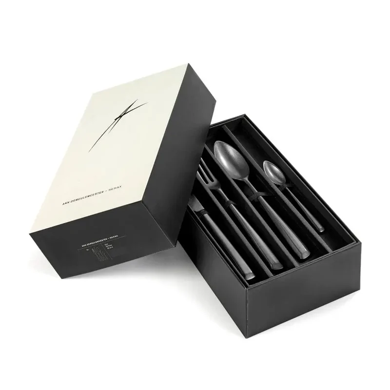Serax Zoë set 24 cutlery anthracite steel