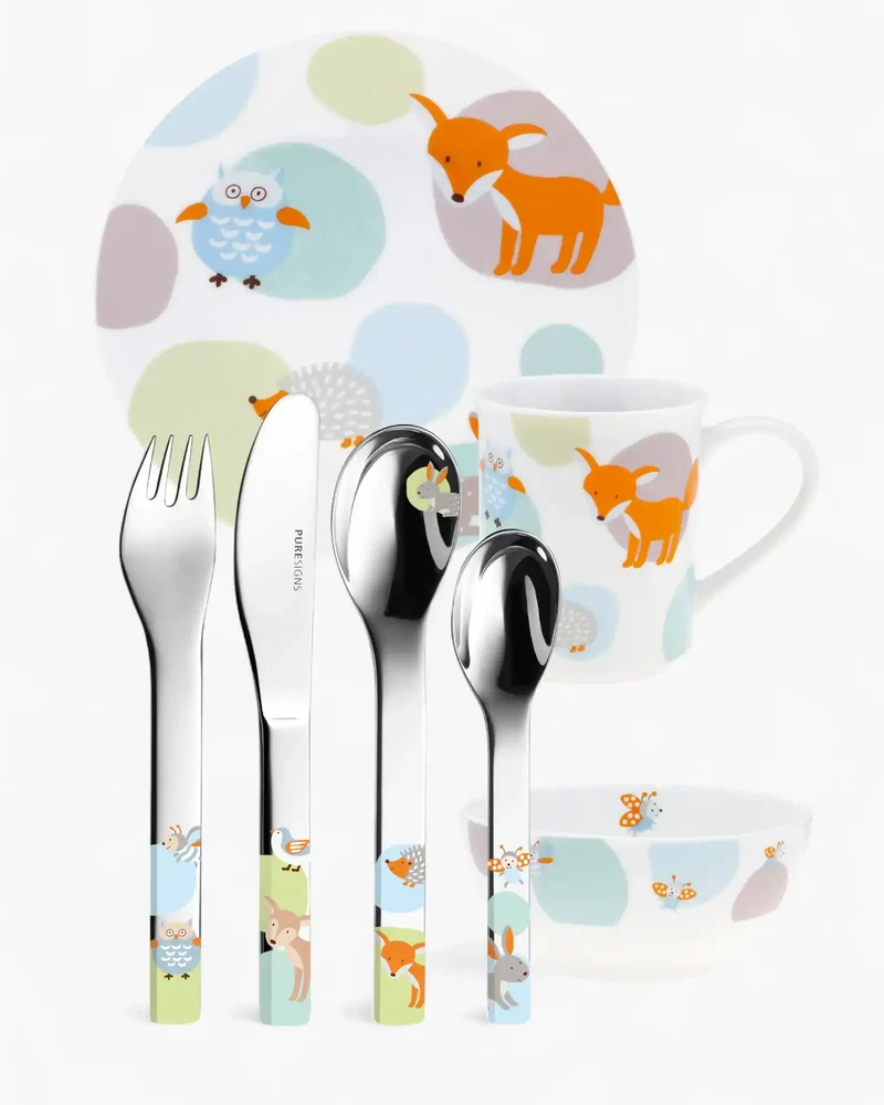 Puresigns Woody set 7 pieces children's tableware